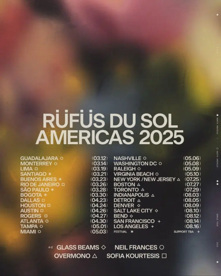 RÜFÜS DU SOL Announces 2026 European Headline Tour