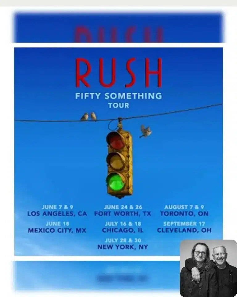 Rush Announces Reunion Tour 2026