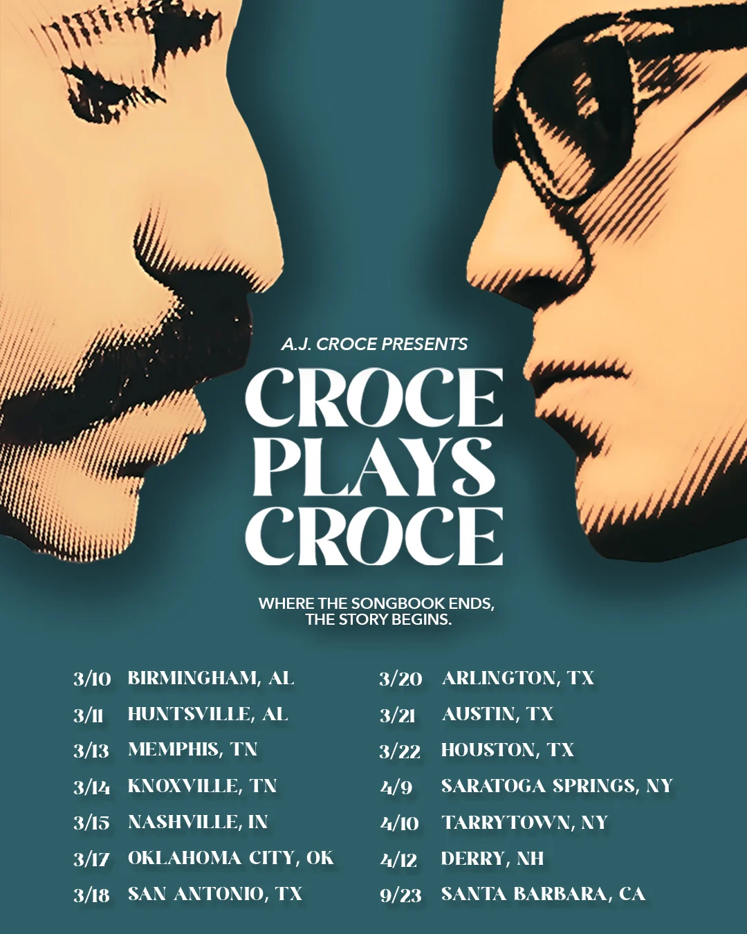A.J. Croce Extends His Celebrated “Croce Plays Croce” Tour With New 2026 Dates