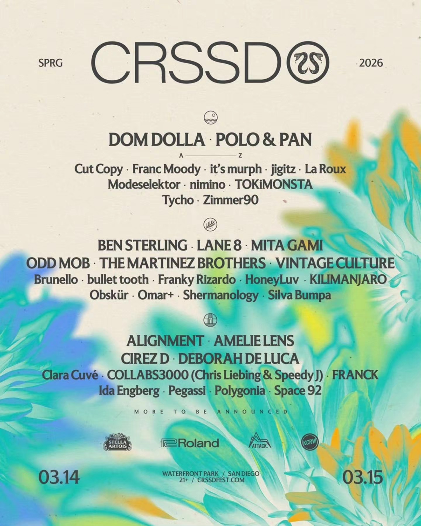 CRSSD Festival Unveils Lineup for Spring 2026 Edition in San Diego