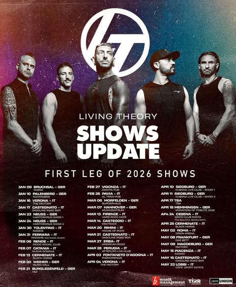 Living Theory Announces First Leg of 2026 Tour Across Germany and Italy