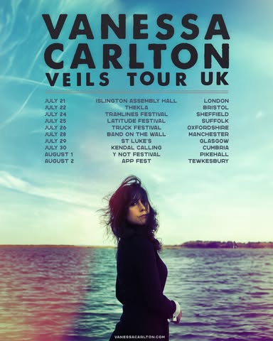 Vanessa Carlton Announces “Veils Tour” Across the UK in Summer 2026