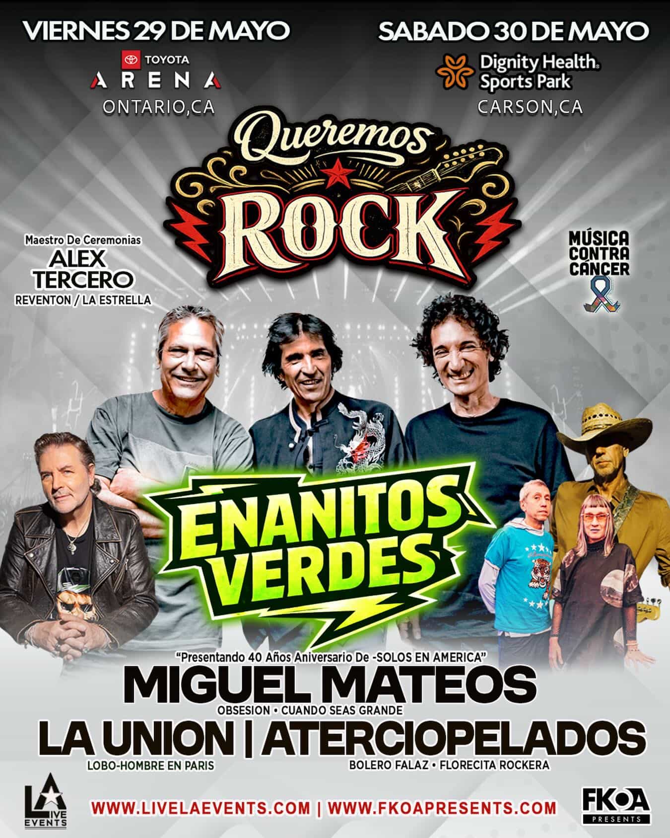 “Queremos Rock” Brings Legends of Spanish Rock to Los Angeles for Two Unforgettable Nights